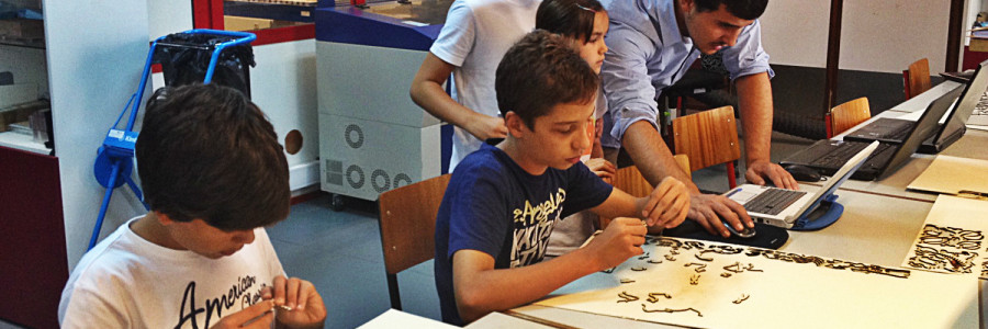 Workshop de Puzzle 3D no FabLab Coimbra